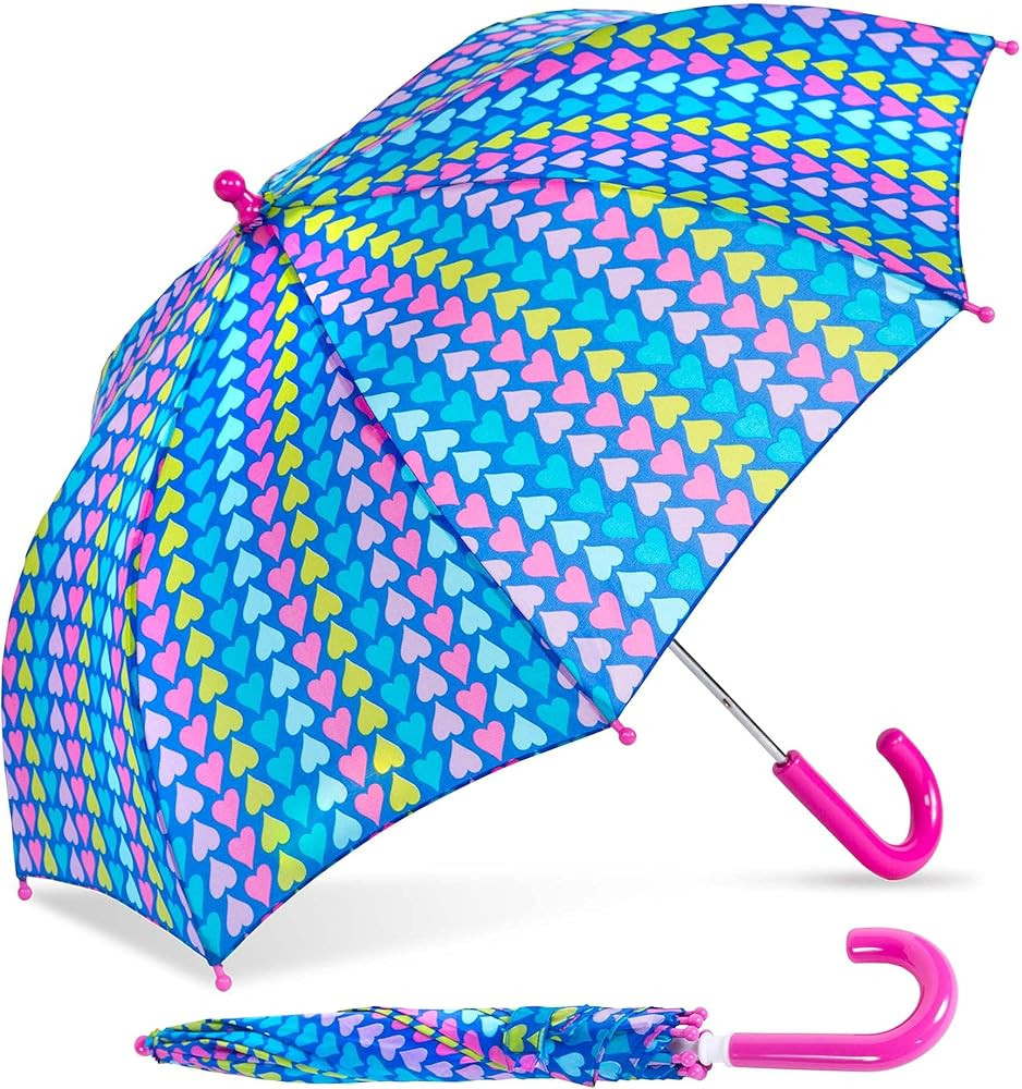ShedRain Kids Umbrella-Pinch-Proof, Easy Grip Handle- Compact Children's School & Travel Umbrella... | Amazon (US)