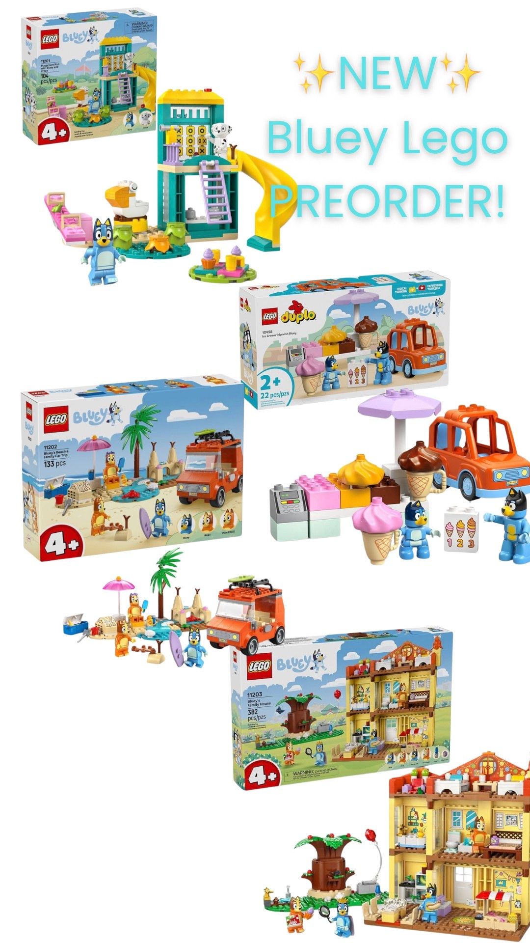 Bluey Lego Preorder sets! Ships June 1! 

#LTKFindsUnder50 #LTKKids #LTKFamily