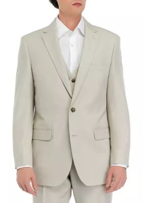 Tan Tonal Solid Suit Coat | Belk