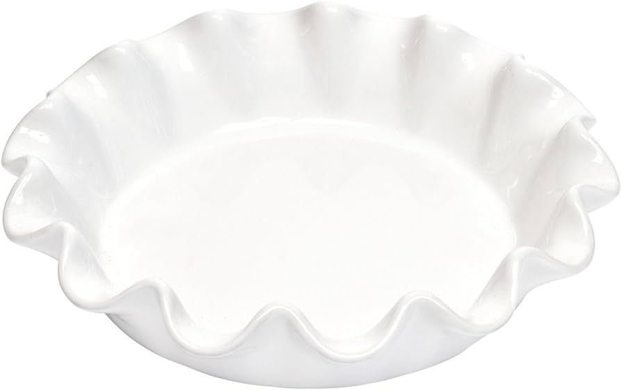 Emile Henry Flour Ceramic 10 Inch Ruffled Pie Dish | Amazon (US)