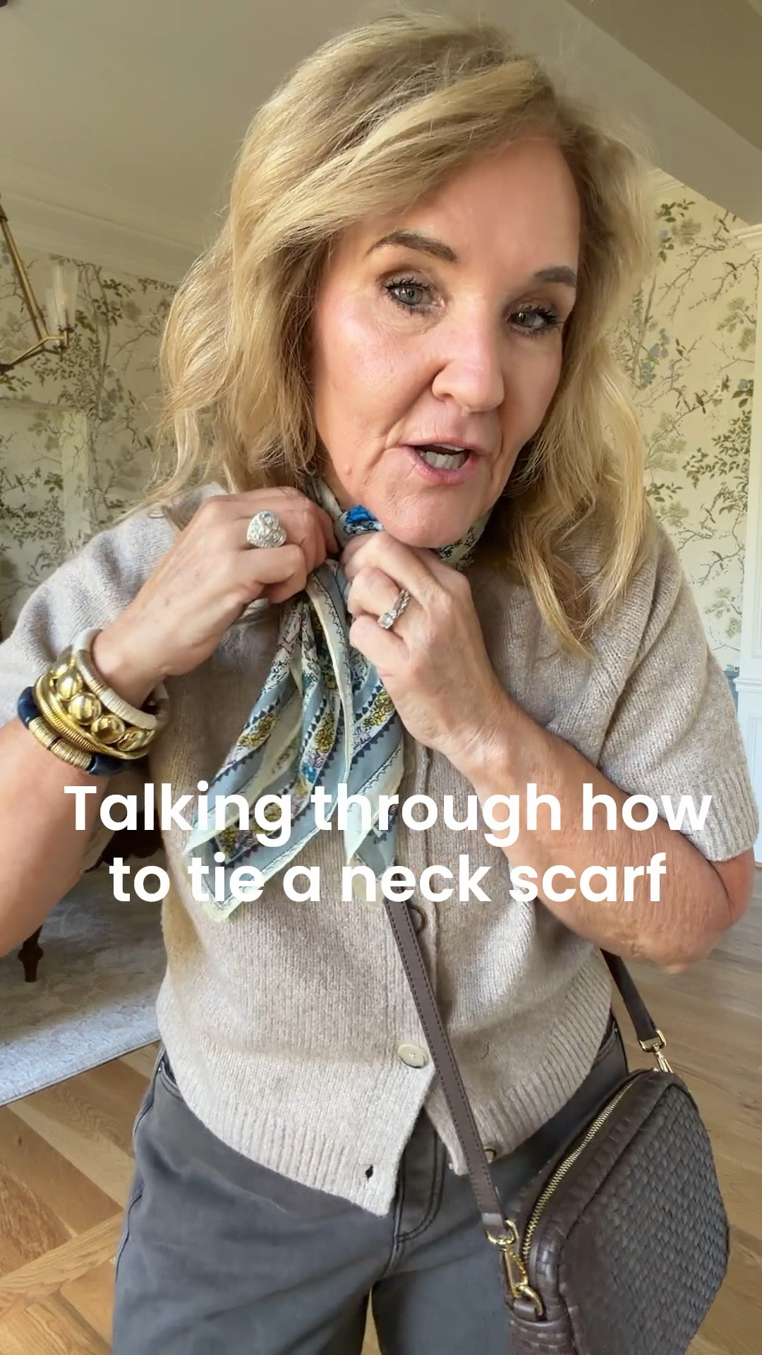 Barrel sweatpants size small regular they are regular French. They are not heavy. This is the color washed black but it definitely has a hint of brown in it
Short sleeve sweater by target size medium
My scarf is sold out, but there are quite a few really pretty prints. I will link several. This one is from free people.
New Dolce Vita boots, which I am loving. The leather is soft. The cut out detail is pretty and the nude almond color will go with so much. I do size up a half for a pointed  toe boot.
Bracelets and earrings 25% off code NANETTE25

Fall outfit, gap target neutrals, neck, scarves

#LTKSaleAlert #LTKShoeCrush #LTKOver40