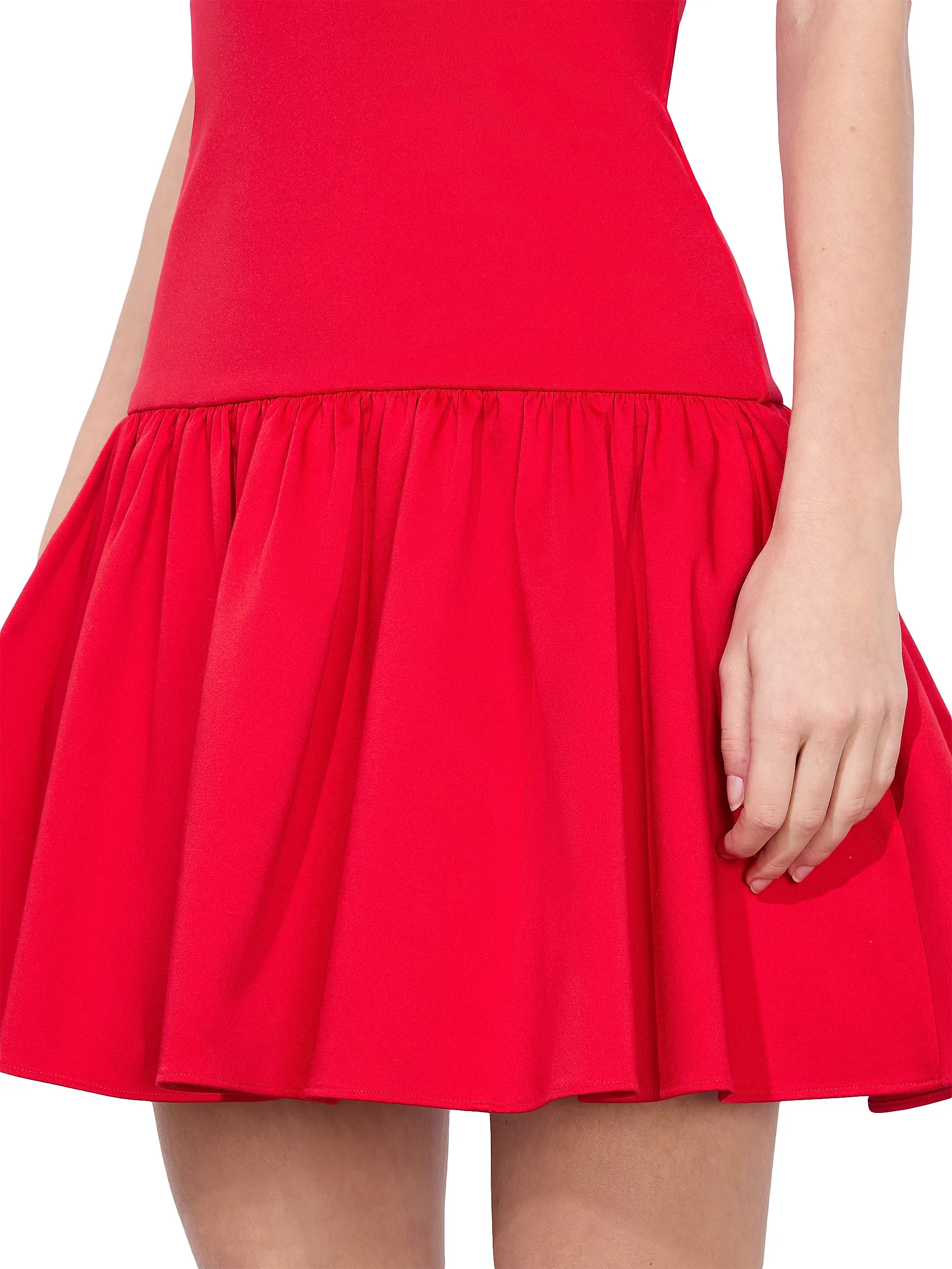 Alice + Olivia Oriana Straplesss Drop Waist Minidress | Saks Fifth Avenue | Saks Fifth Avenue