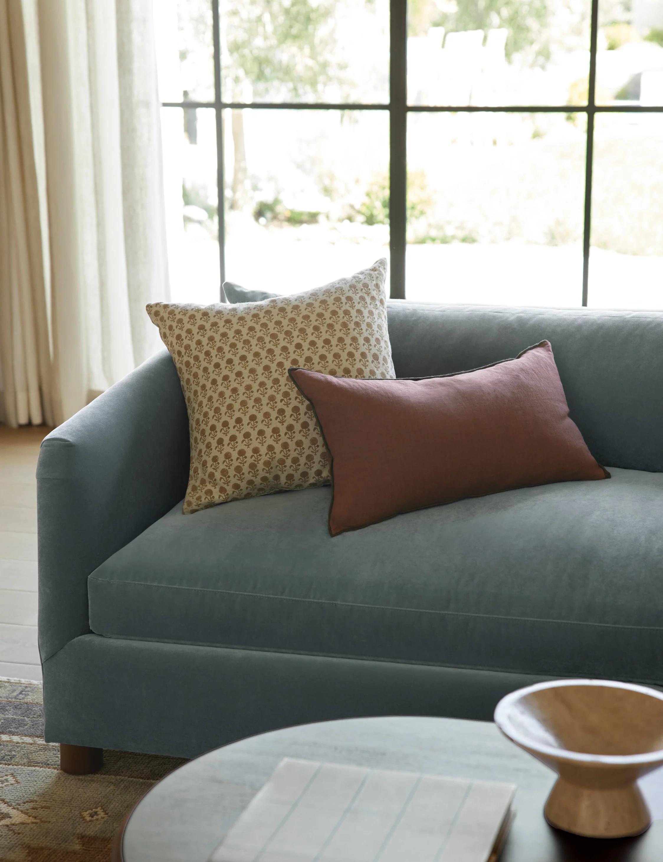 May Linen Pillow | Lulu and Georgia 