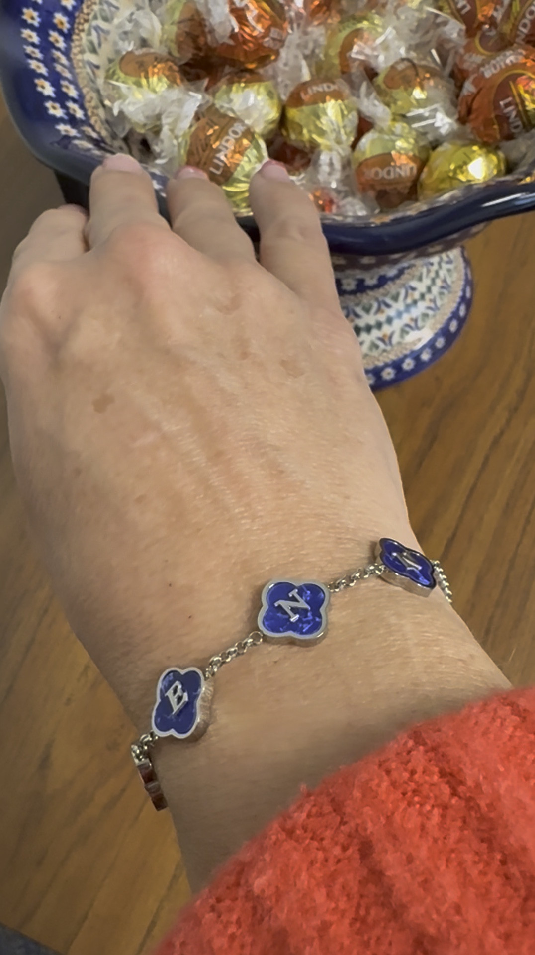 Love my customized Abbott Lynn personalized clover bracelet!!! ✨ These would make great gifts! 🎁 They come in either silver or gold! 

They’re also Buy one, Get one 50% off!!! 

#LTKWorkwear #LTKWatchNow #LTKSaleAlert