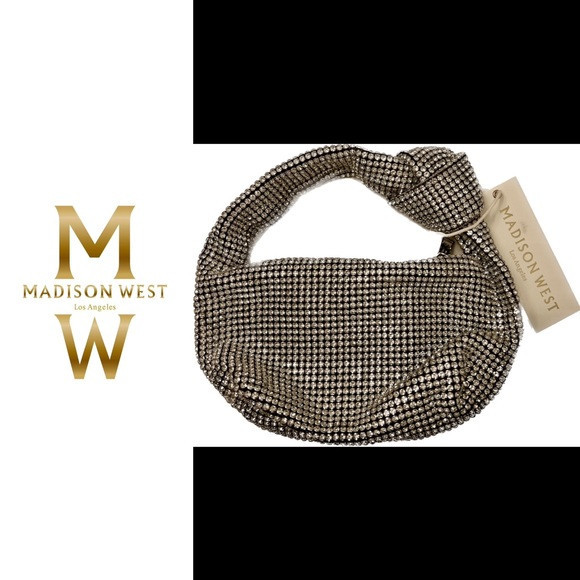 NWT Madison West HoBo Bag chic classic w/ a trendy update in silver stones ? | Poshmark