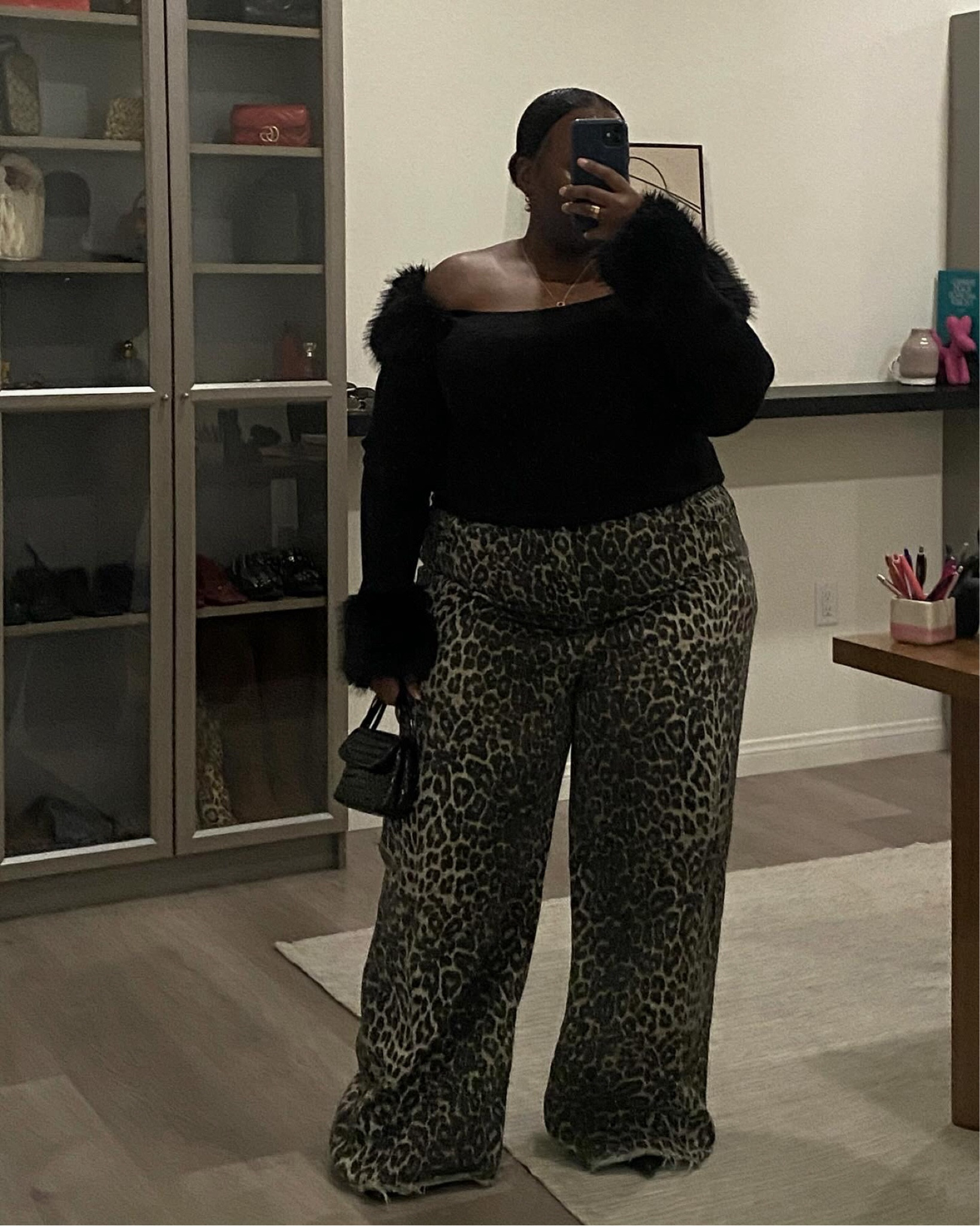 cheetah and black top perfect combo 🖤

#LTKFindsUnder50 #LTKSaleAlert #LTKStyleTip