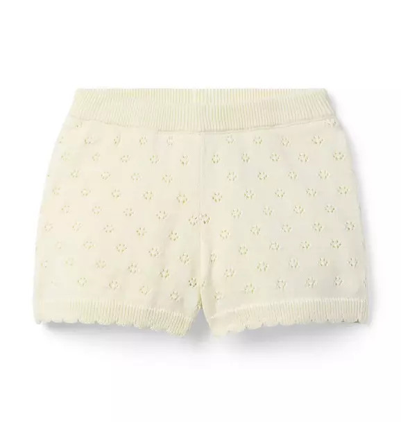 Pointelle Sweater Short | Janie and Jack