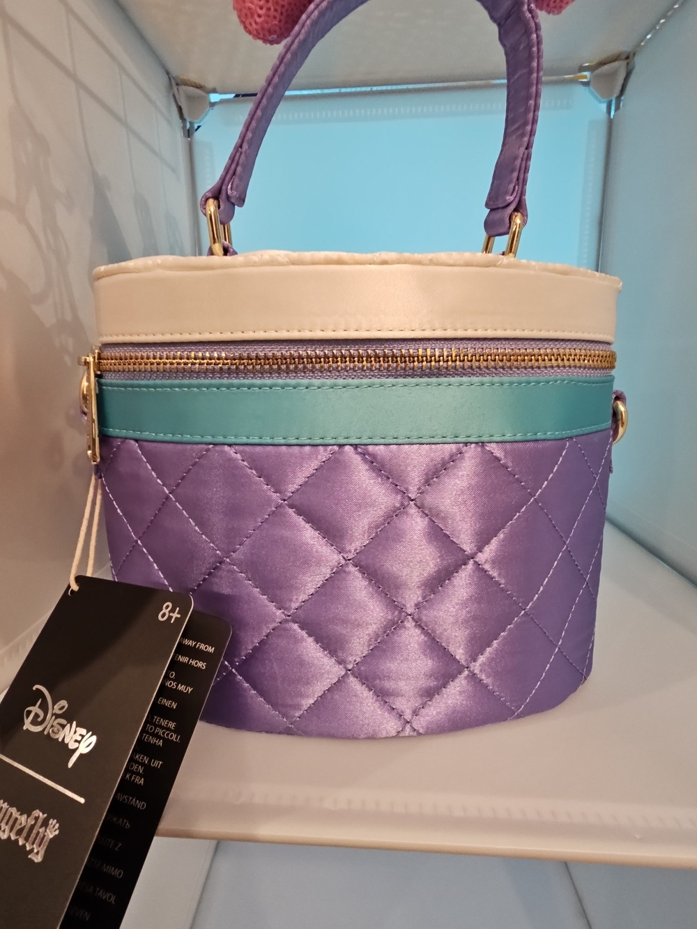 Loungefly Disney Daisy Duck Quilted Crossbody Bag With a Distinctive Sequin Bow | Poshmark