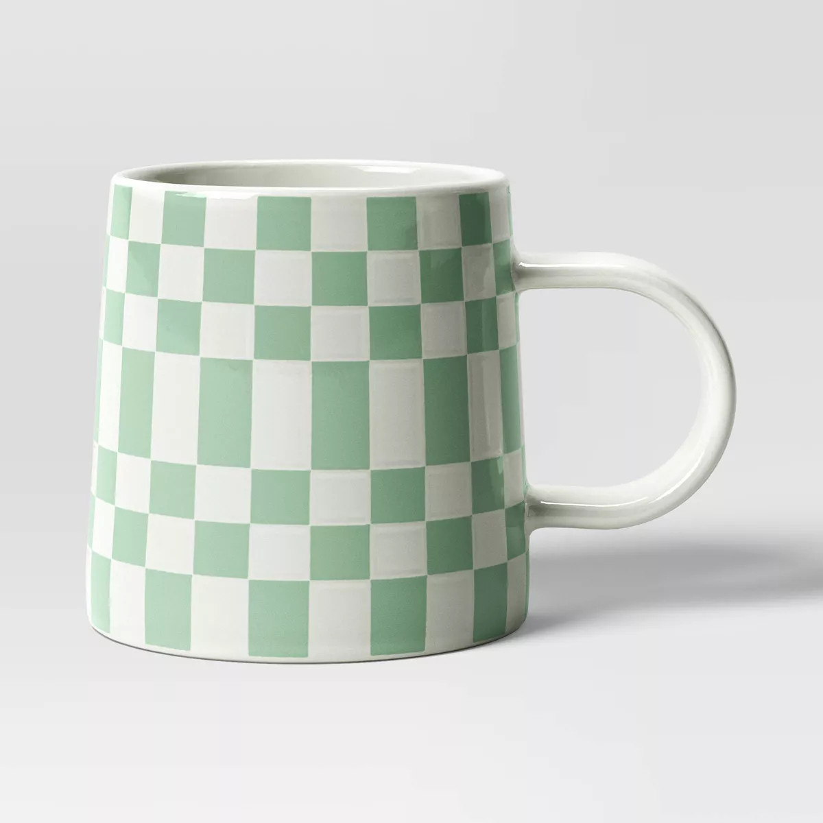 16oz Stoneware Checkerboard Mug - Room Essentials™ | Target