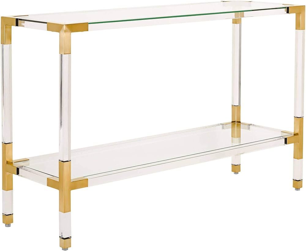 Safavieh Couture Collection Arverne Bronze Acrylic Console | Amazon (US)