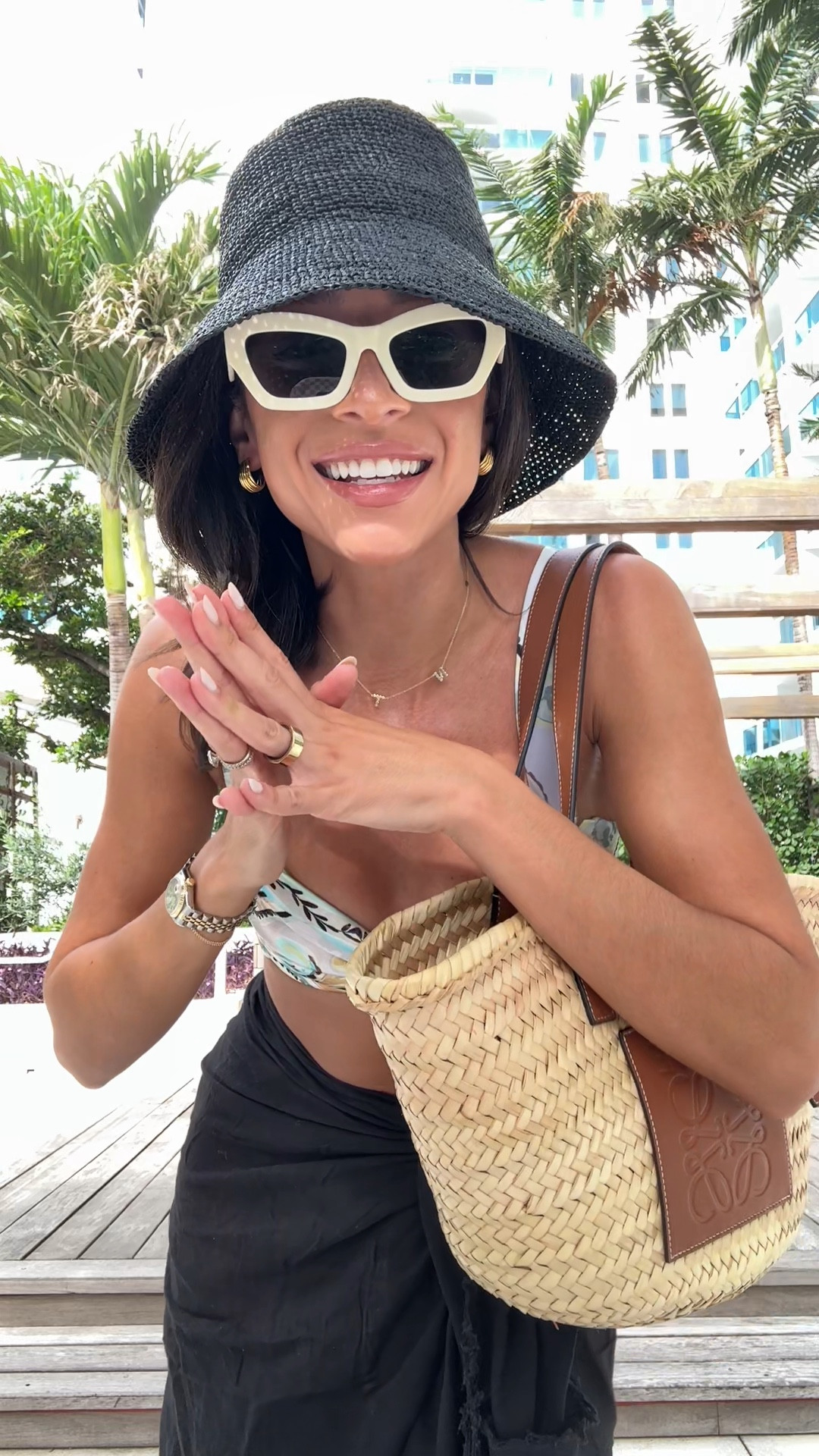 Sunglasses and bikini are 20% OFF with code NENA20 through Sunday only! Size XS swim top, size S swim bottom. Sunglasses look designer for a fraction of the price! They do fit a little tight but maybe I have a big head 🤣 

Lip combo: shade nude lip liner, shade peachy beige gloss




Beach outfit
Vacation outfit 
Pool outfit 
Miami outfit 
Loewe sunglasses look a like


#LTKSwim #LTKStyleTip #LTKSaleAlert