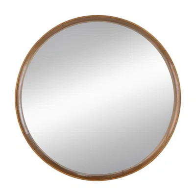 Charming Wooden Mirror For Stylish Home Decoration And Enhancement | Wayfair North America