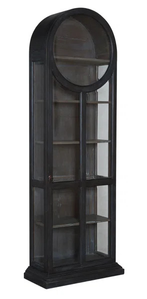 Retana 30'' Wide Solid Wood Curio Cabinet | Wayfair North America