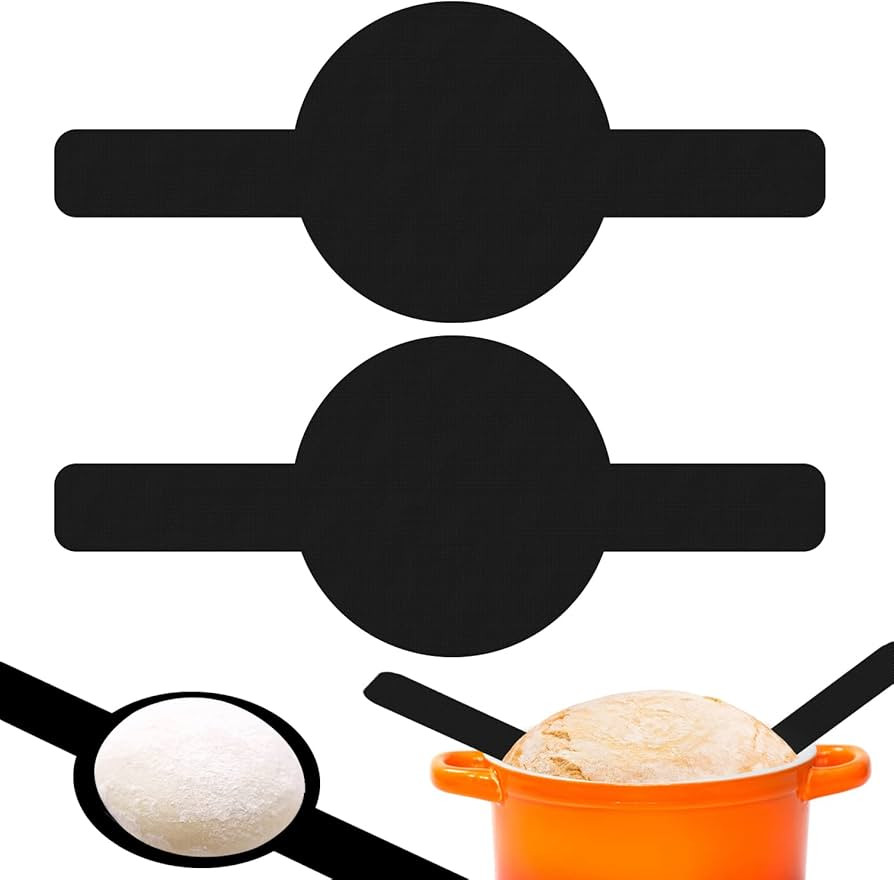 2pcs Sling Bread mat, Bread Mats for Baking Dutch Oven Black Bread Baking Sling Long Handles Brea... | Amazon (CA)