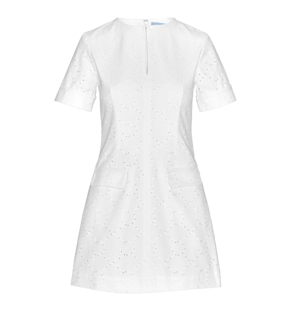 The Renata Dress in Ivory Eyelet | Over The Moon