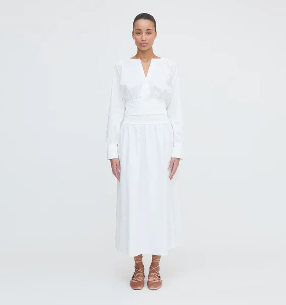 The Delphine Nap Skirt - White | Hill House Home US