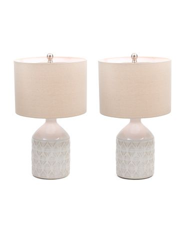 Set Of 2 Ceramic Table Lamps | Marshalls