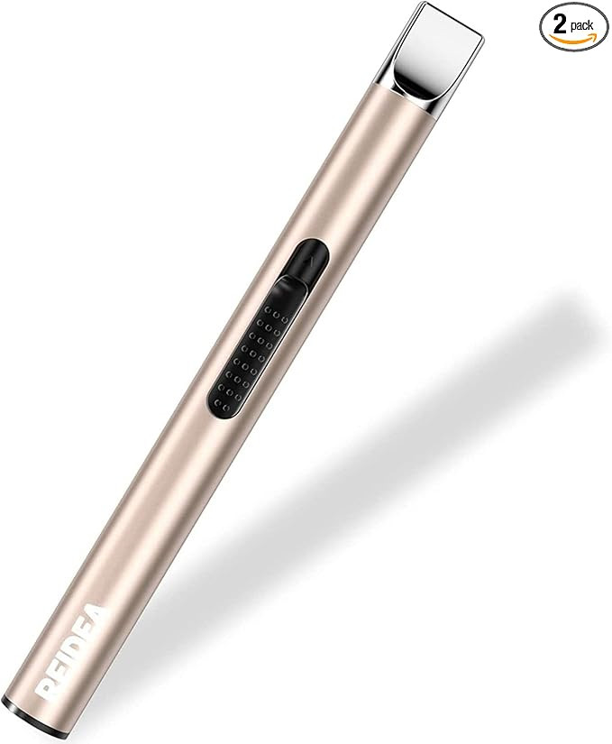 REIDEA Electronic Candle Lighter 2 Pack Arc Windproof Flameless USB Rechargeable Lighter with Saf... | Amazon (US)