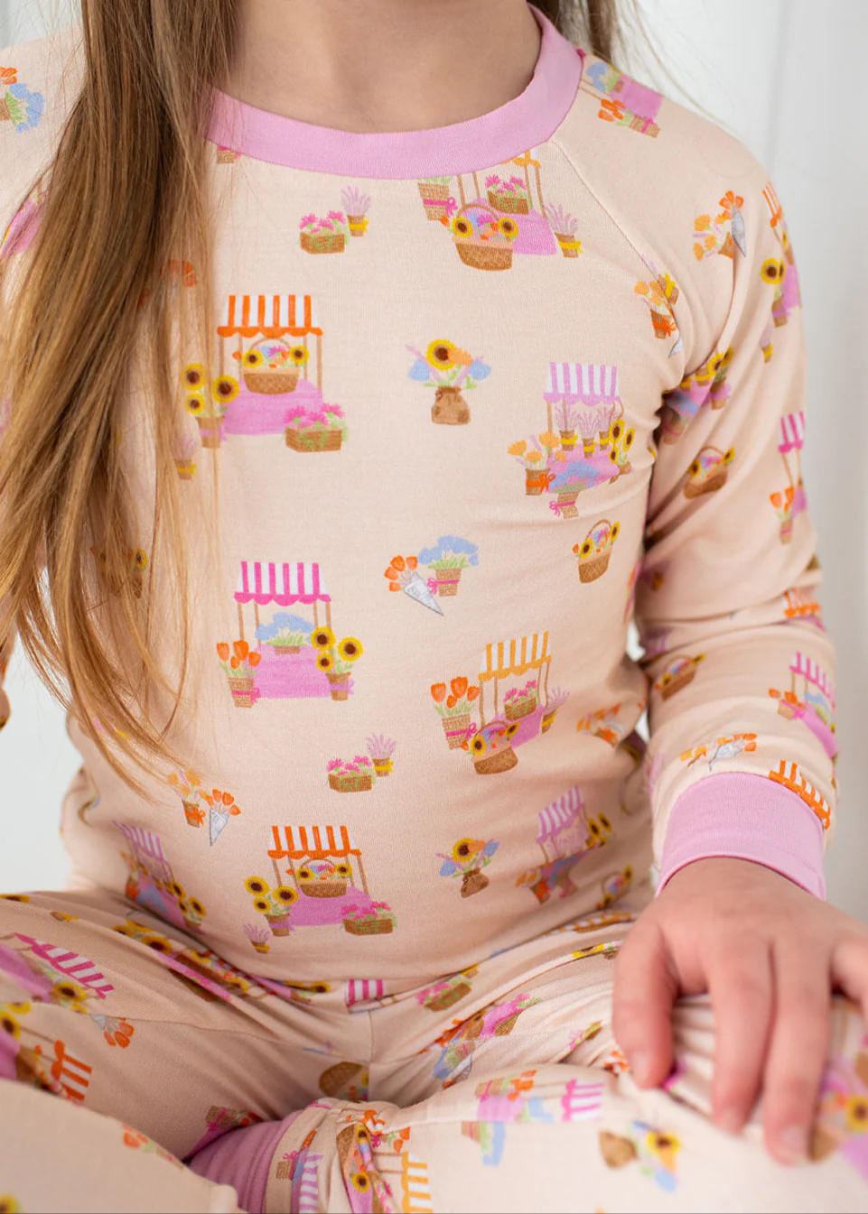 Flower Market Two-Piece Pajamas | Tiny Jams