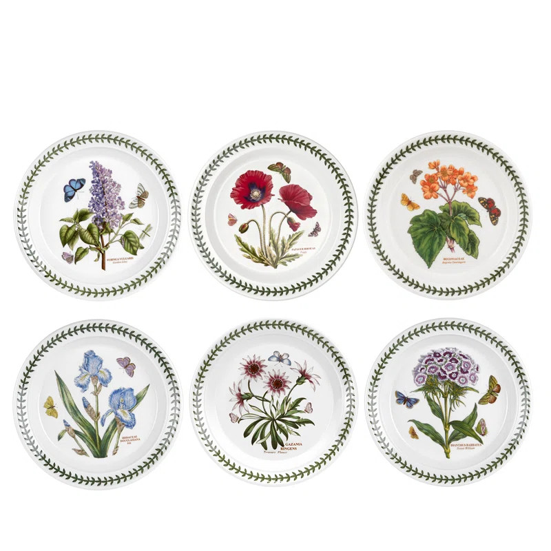 Portmeirion Botanic Garden Salad Plate (Set of 6) | Wayfair North America