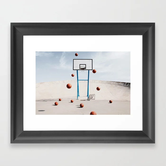 Shoot Your Shot Framed Art Print | Society6