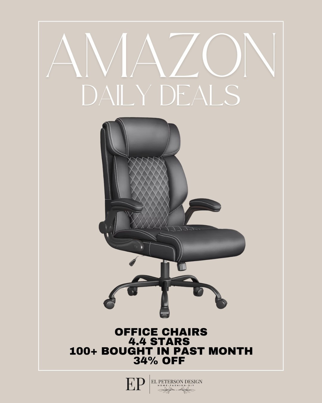 Amazon Daily Deals
Office chair

#LTKHome #LTKSaleAlert