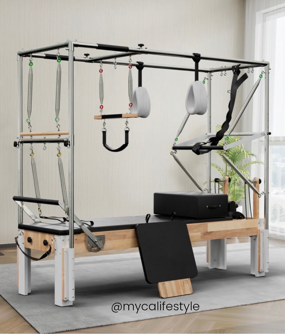 If you do pilates you may recognize this as the Cadillac or trapeze table. I loved using this when I attended classes, how amazing to own your own!! 😍 Having a tax refund sale on exercise equipment  

#LTKActive #LTKSaleAlert #LTKfitnessgoals