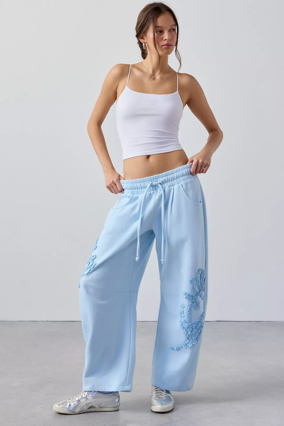 Out From Under Essential Barrel Leg Full Length Sweatpant | Urban Outfitters (US and RoW)