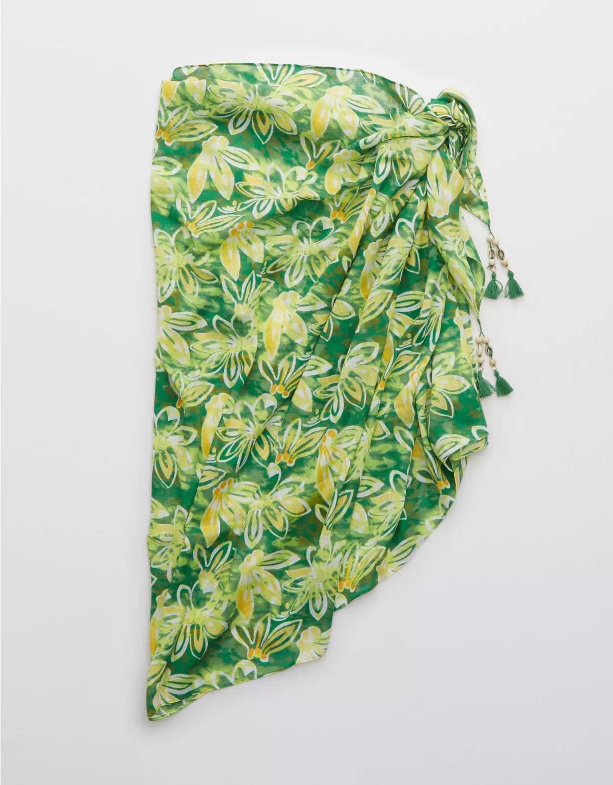 Aerie Shell Tassel Sarong | American Eagle Outfitters (US & CA)