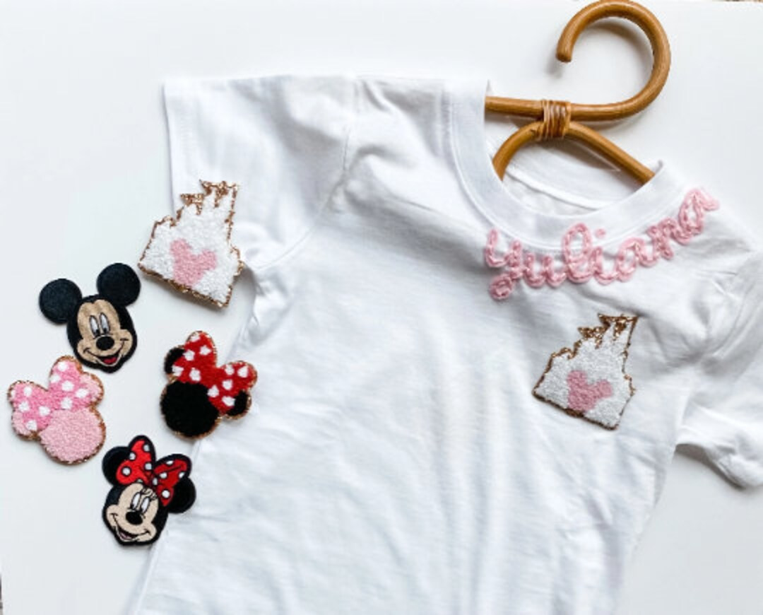 Cotton Custom Embroidered Minnie Mickey Toddler / Baby - Etsy | Etsy (US)