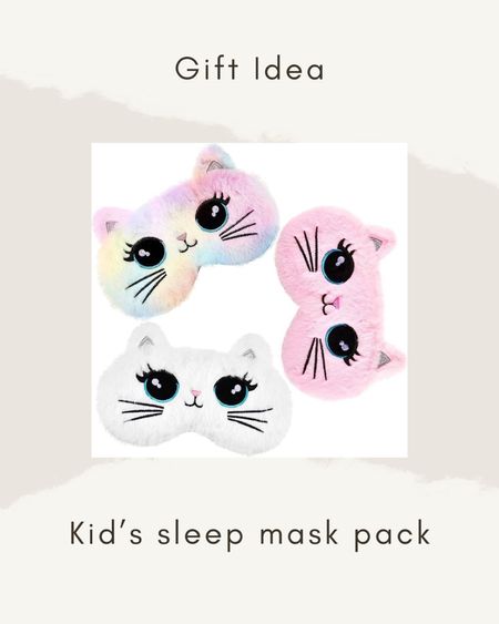Gift idea: Kid’s sleep mask 3 pack. This is a great Amazon find!

#LTKkids #LTKfindsunder50