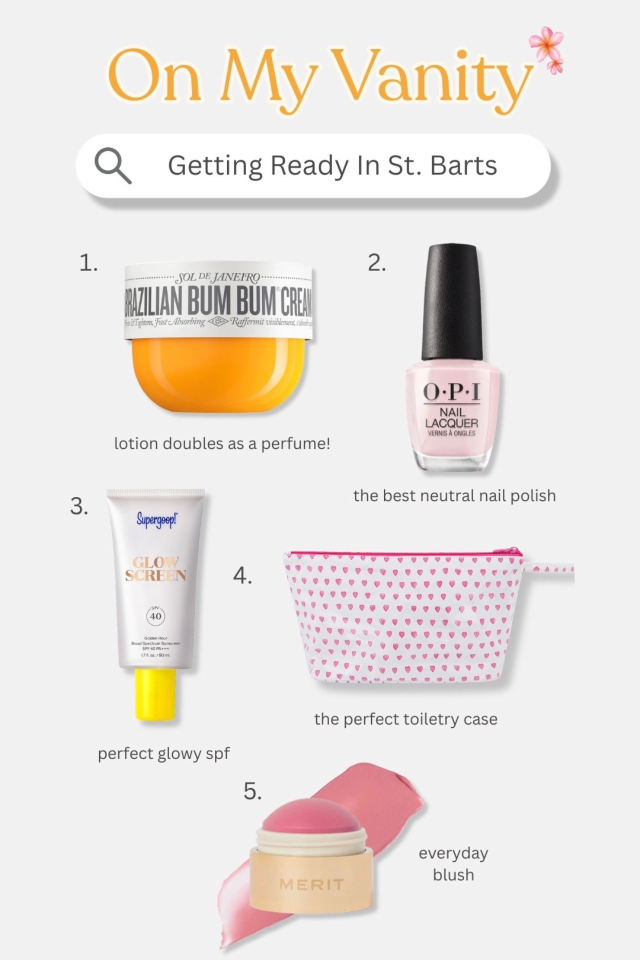 [3/13/26] st. bart edit | on my vanity 💋💄

#LTKgrwm #LTKselfcare #LTKBeauty