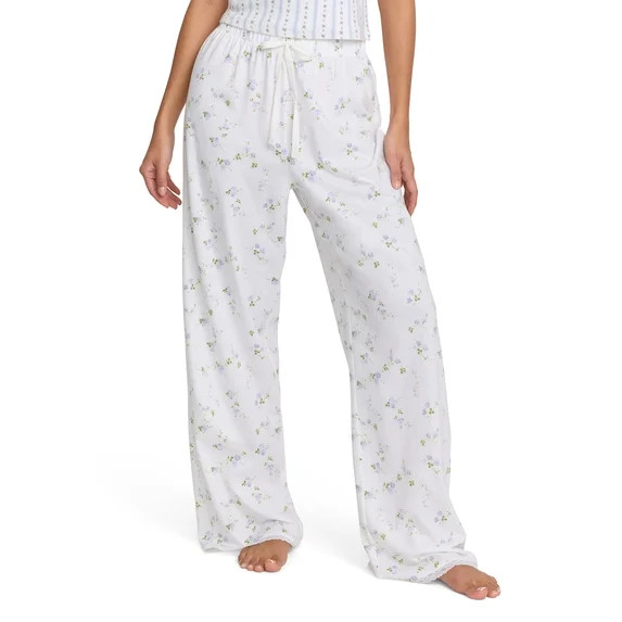 Mills by Millie Bobby Brown Women's Printed Sleep Pant w/ Lace Trim, Sizes XS-XXXL | Walmart (US)
