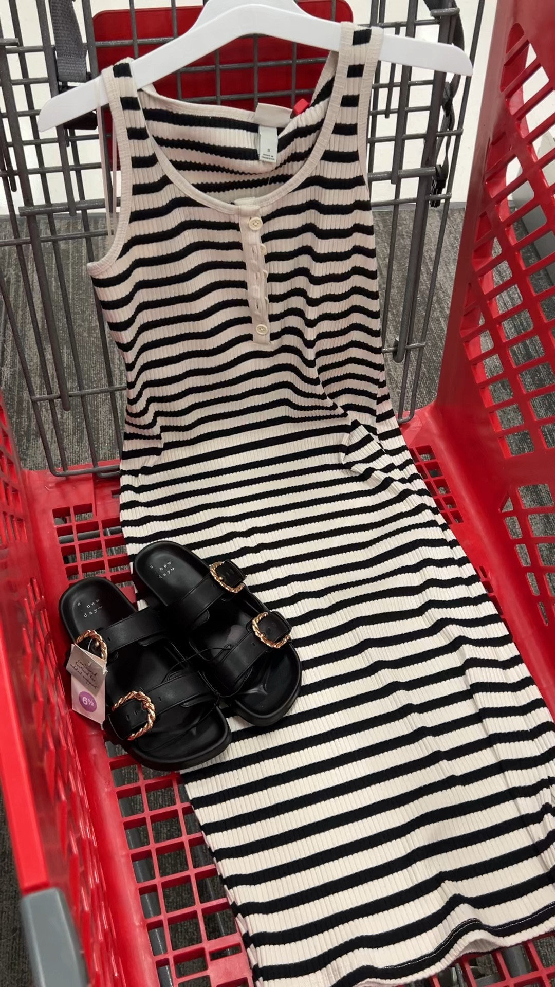 Target outfit idea with this striped bodycon tank dress. #targetstyle 

#LTKSaleAlert