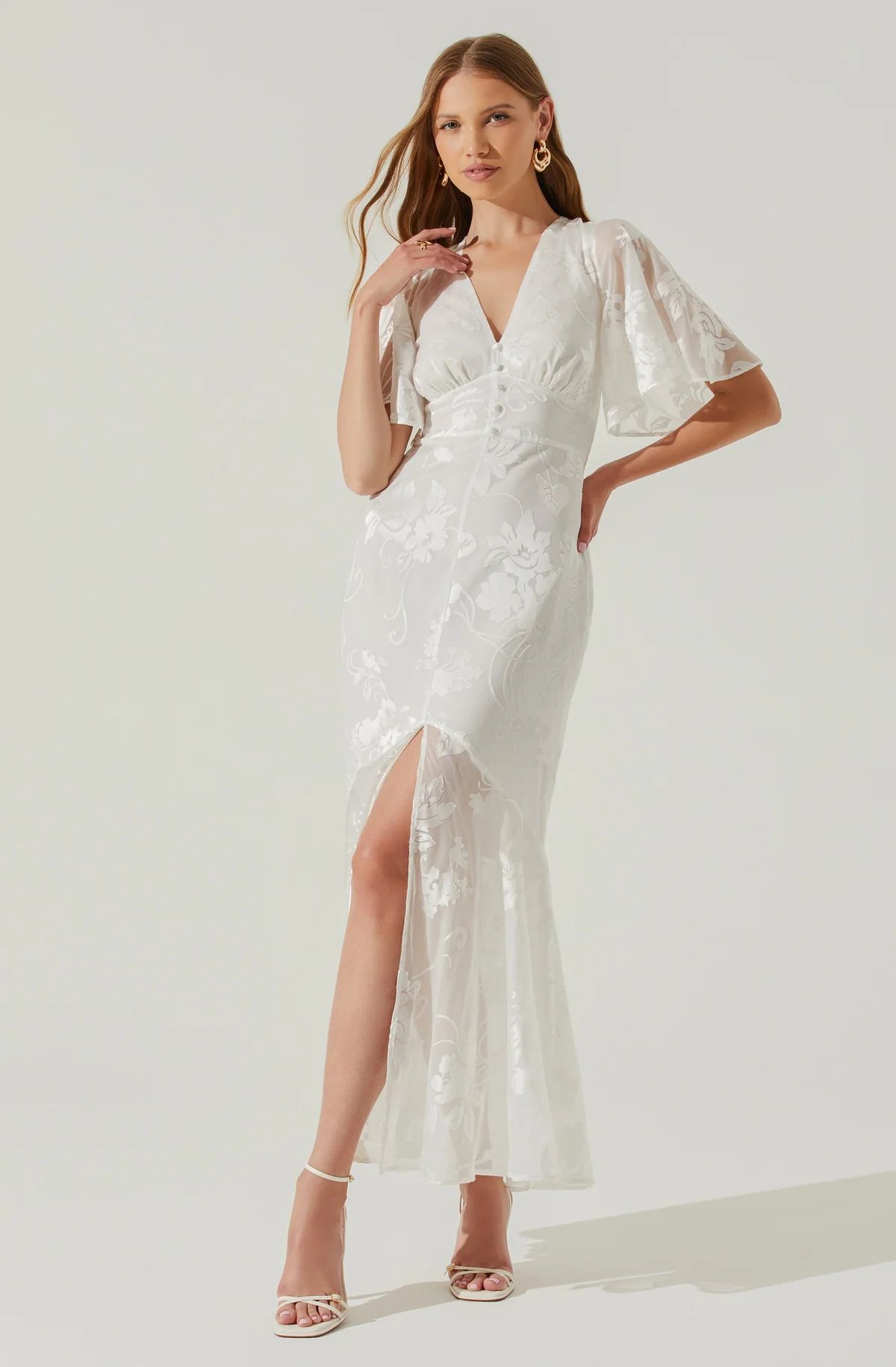 Jasmine Floral Midi Dress | ASTR The Label (US)