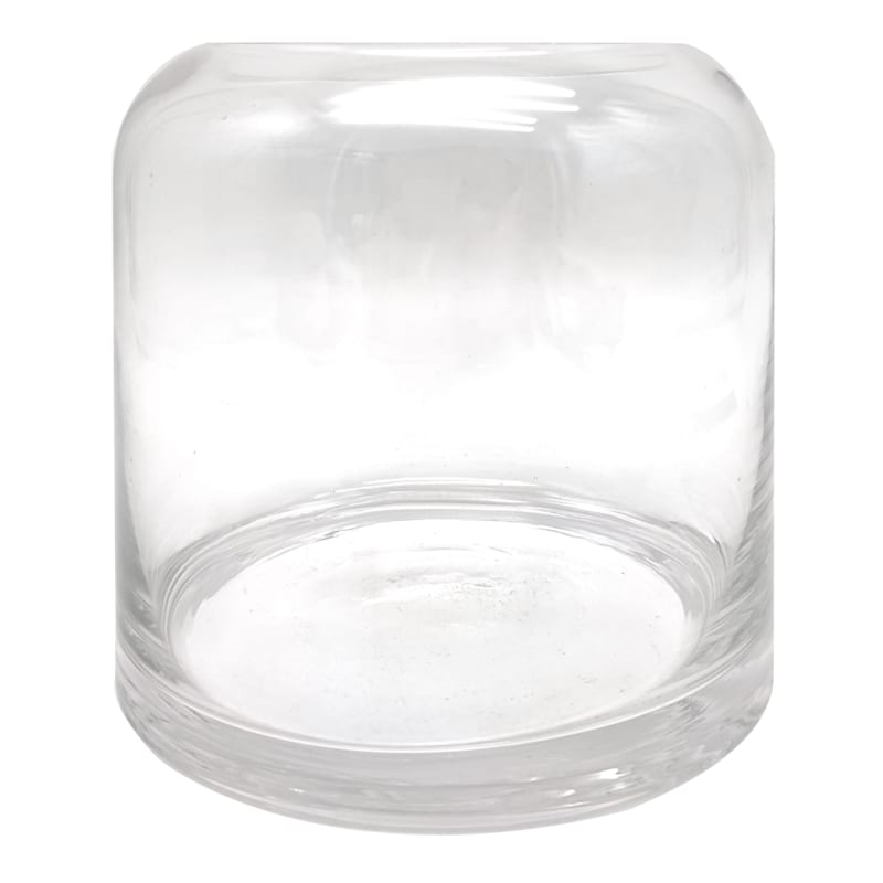 Wide Dome Clear Bud Glass Vase, 5" | At Home