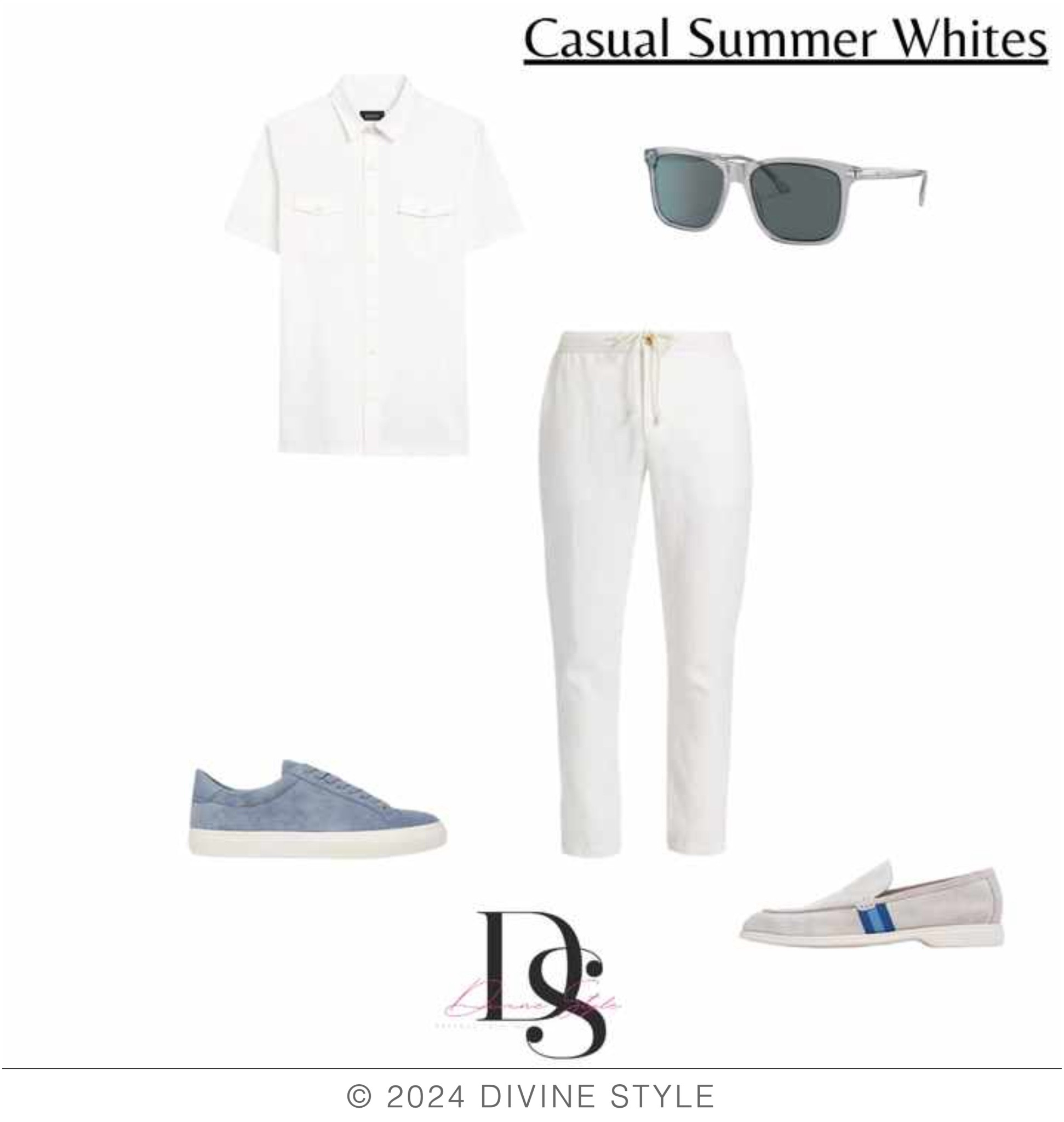 Men’s summer white casual outfit. The shoes elevate this look making it look more stylish than sneakers.

#LTKMens #LTKSummerSales #LTKShoeCrush