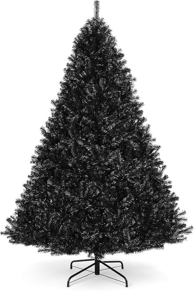 Best Choice Products 6ft Artificial Full Black Christmas Tree Seasonal Holiday Decoration for Hom... | Amazon (US)