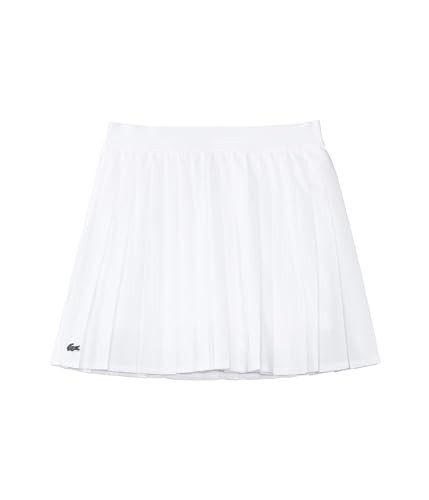 Lacoste Girl's Pleated Tennis Skirt, Blanc, 4Yr | Amazon (US)
