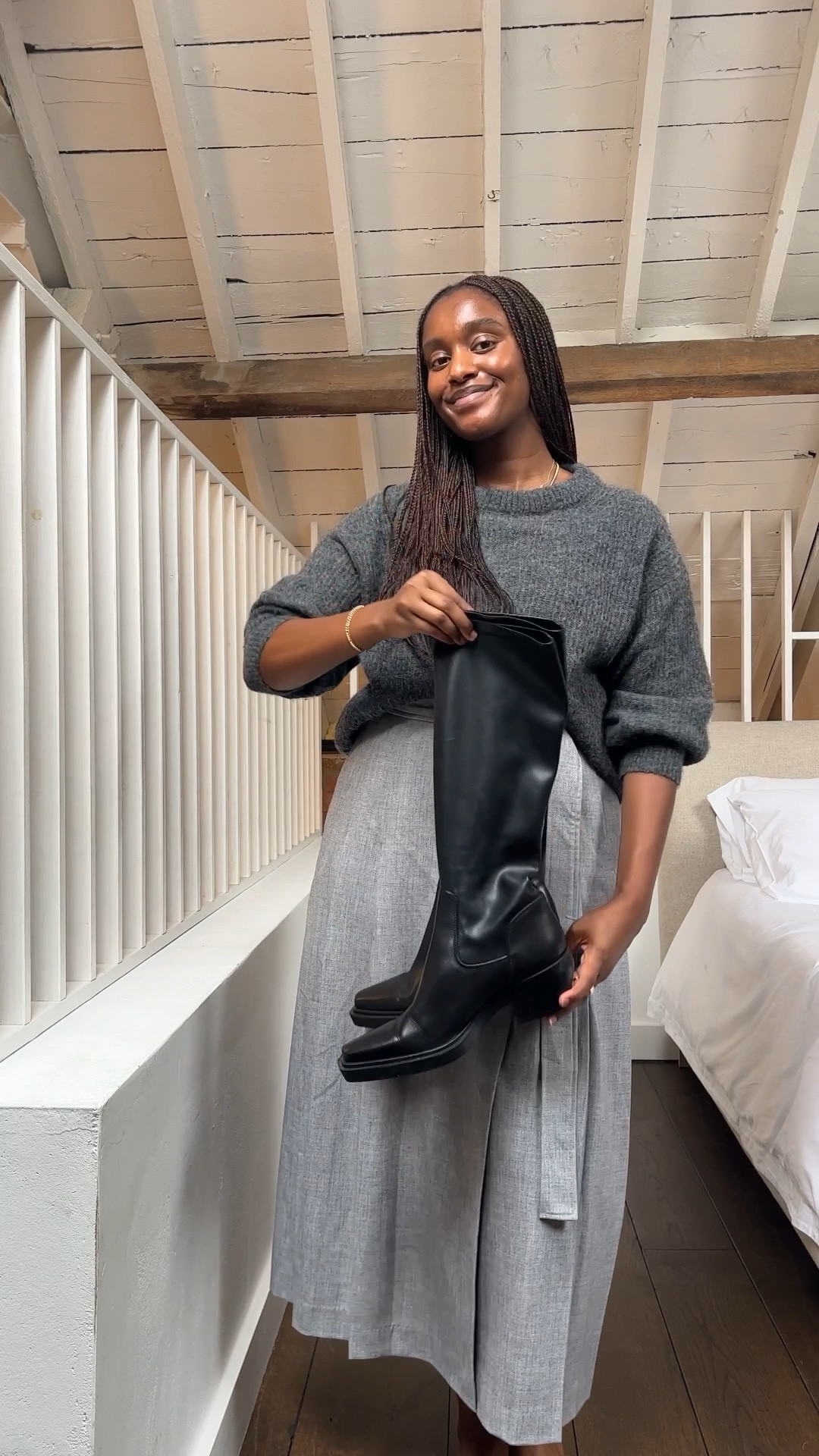 Everlane, Next, Boohoo, Russell & bromley, Arket, Cos, Asos, Urbam revivo, Nasty gal, H&M, transitional outfit, autumn fit, fall style, autumn wardrobe, maxi skirt, knee high boots, monochrome outfit, fall season, autumn essentials

#LTKSeasonal #LTKeurope #LTKstyletip