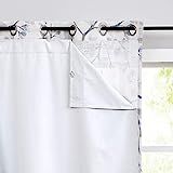 NICETOWN White Curtain Liner Panels - Black Out Drapes Liners for 63 inch Curtains, Thermal Insul... | Amazon (US)