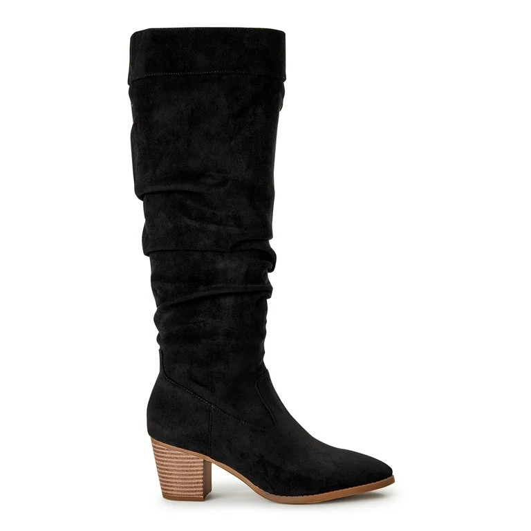 Time and Tru Women's Tall Slouch Boots | Walmart (US)
