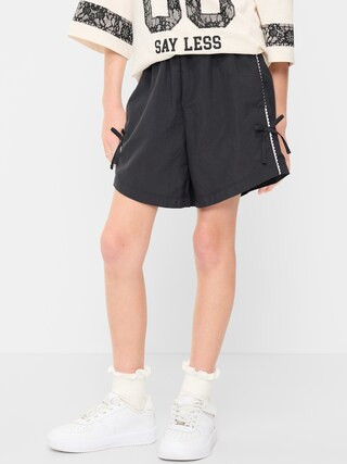 High-Waisted Parachute Bow Shorts for Girls | Old Navy (US)