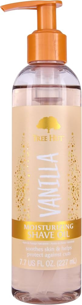 Tree Hut Bare Vanilla Hydrating & Moisturizing Shave Oil, 7.7 fl oz. | Amazon (US)
