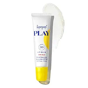 Supergoop! PLAY Lip Balm with Acai, 0.5 fl oz - SPF 30 PA+++ Reef-Friendly, Broad Spectrum Sunscr... | Amazon (US)