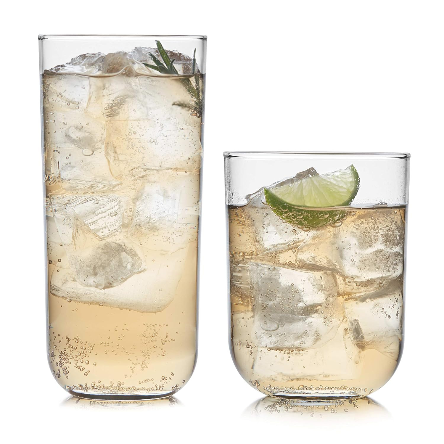 Libbey Polaris 16-Piece Tumbler and Rocks Glass Set, Axis | Amazon (US)
