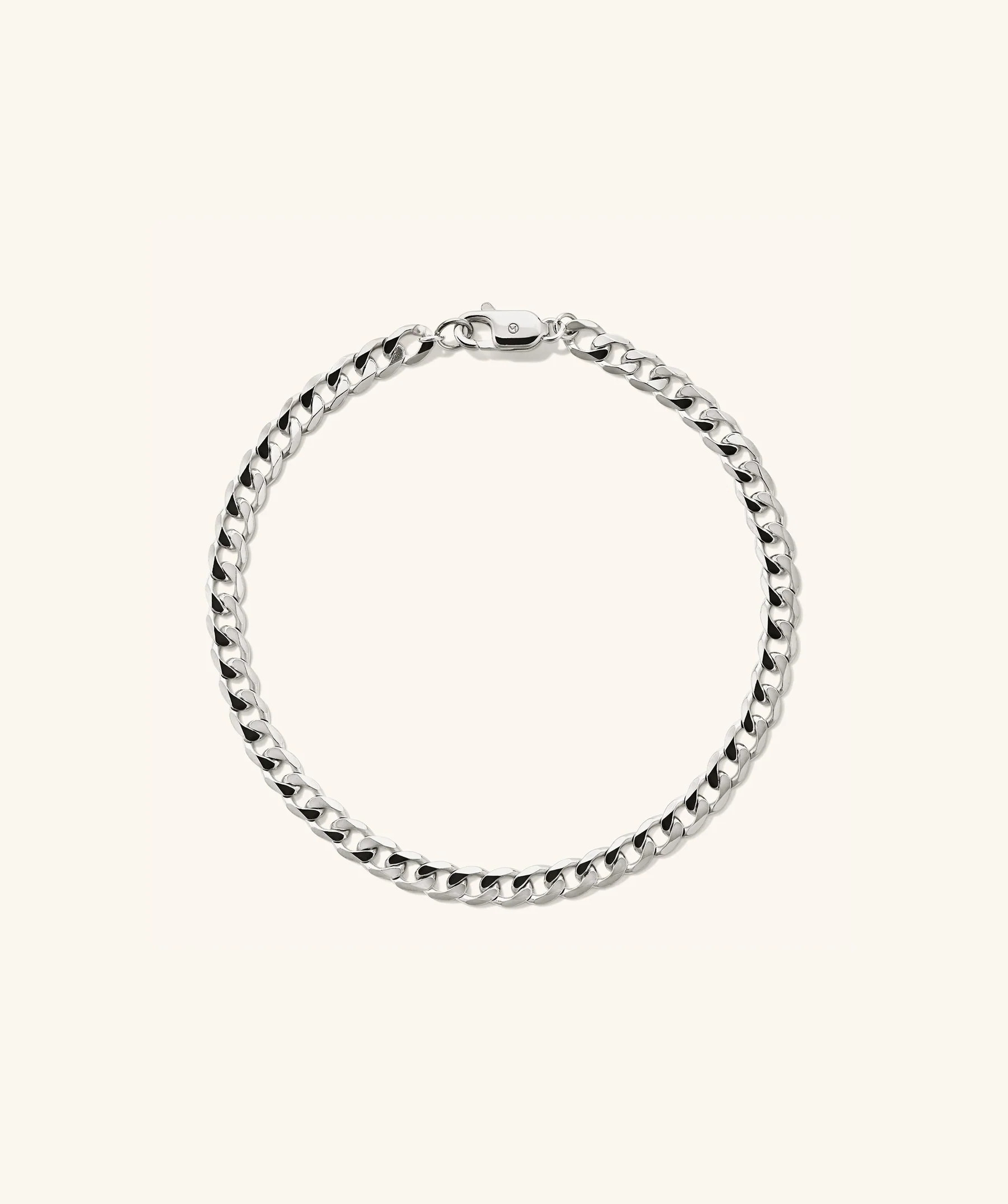 Flat Curb Chain Bracelet | Mejuri Fine Crew
