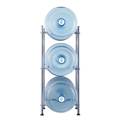 3 Tiers Water Jug Holder Single Row Water Bottle Rack for 3 Bottles Storage Detachable Heavy Duty Water Jug Organizer Stand for Home Office Kitchen Si | Wayfair North America