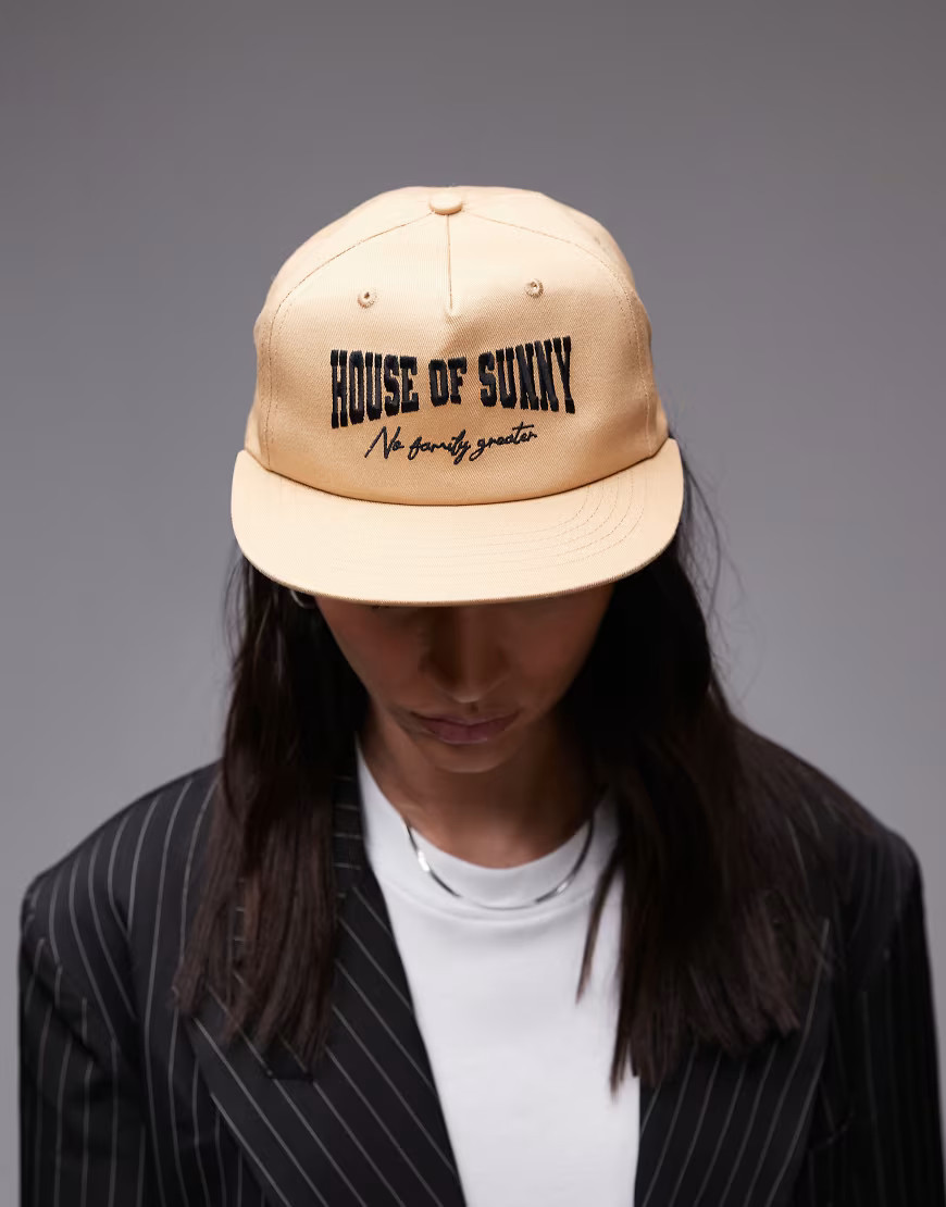 House of Sunny the power cap in tan-Brown | ASOS (Global)