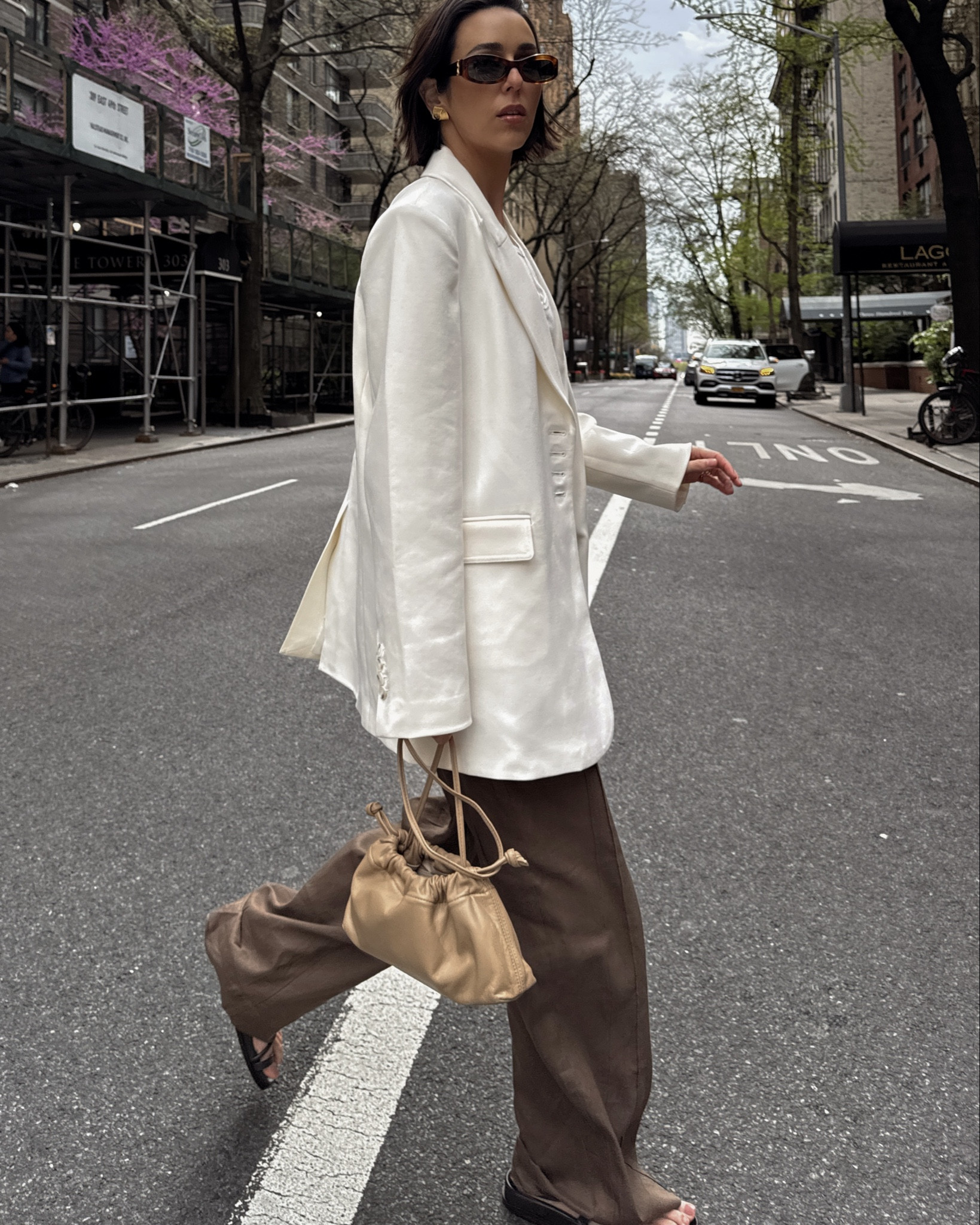 🥐 ☕️ Matching my favorite food groups  

Outfit Details:
Blazer, Tank, and Trousers: Dissh
Bag: Studio Amelia
Sandals: Emme Parsons 
Sunglasses and earrings: Aureum Collective (NATALIE20 for $ off)

👉🏽 Follow me @modeetchien for more 
daily outfit inspiration, helpful styling tips, and elevating your everyday style!

#dissh #ootdinspiration #todayimwearing #instastyle #petitefashion #petiteinfluencer #petitestyle #2024trends #springtrends #springfashion #springoutfitideas #springoutfits #oversizedstyle #effortlesschic #effortlessstyle #effortlesslychic #ootdinspo #whattowear #stylingtips #outfitinspo #blazeroutfit #blazerstyle  #nycstreetstyle #streetstyleinspo #everydaystyle #neutraloutfits 

Spring fashion trends, spring outfit ideas, spring 2024 fashion, petite influencer, petite style, spring ootd inspiration, daily outfits, minimal streetstyle, effortless chic, spring fashion 2024 women, effortlessly chic, styling tips, style advice, how to style, outfit of the day, neutral outfit, how to wear, nyc streetstyle, New York fashion, linen trousers, white blazer outfit, oversized blazer style, neutral outfit 

#LTKitbag #LTKstyletip #LTKSeasonal